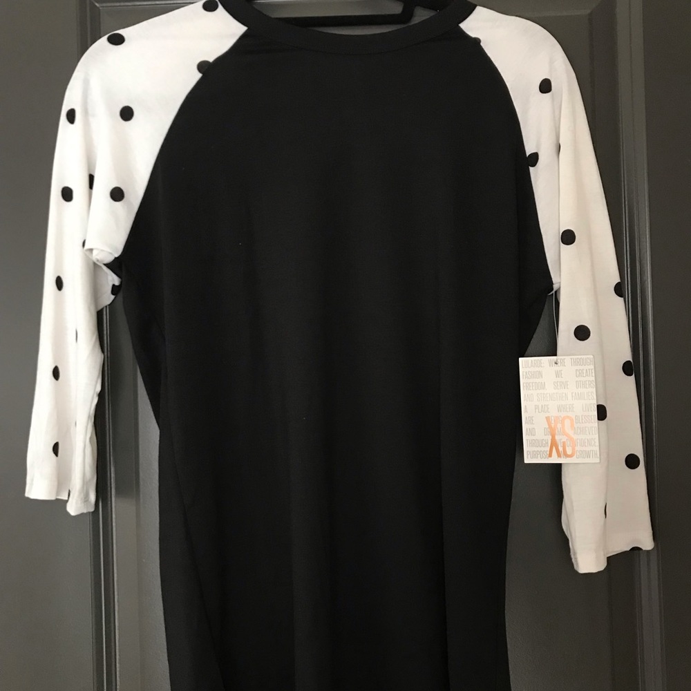 NWT Black & White Polka Dot LulaRoe Randy